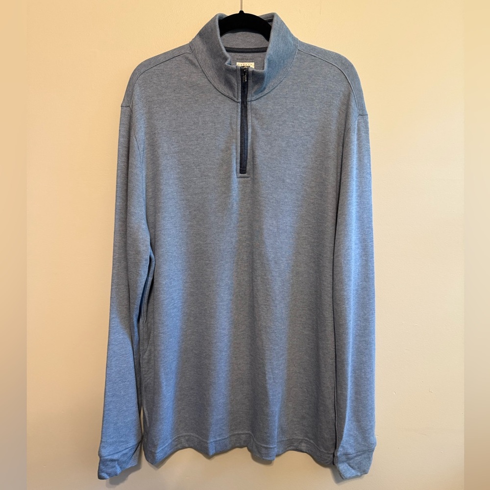 Cotton Knit Quarter Zip